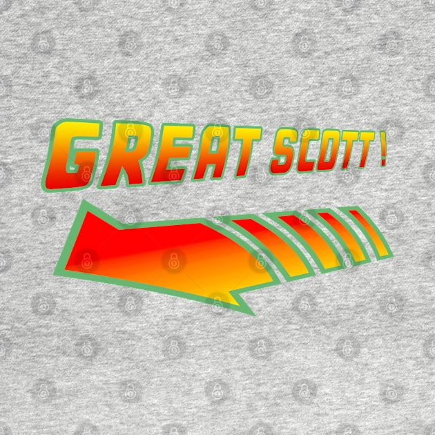 Back to the Future - Great Scott !!! by Buff Geeks Art